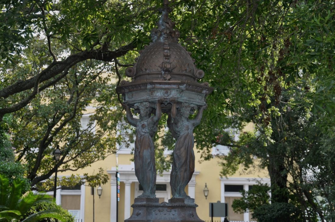 New Orleans: Wallace Fountain (Made in Haute Marne - France)