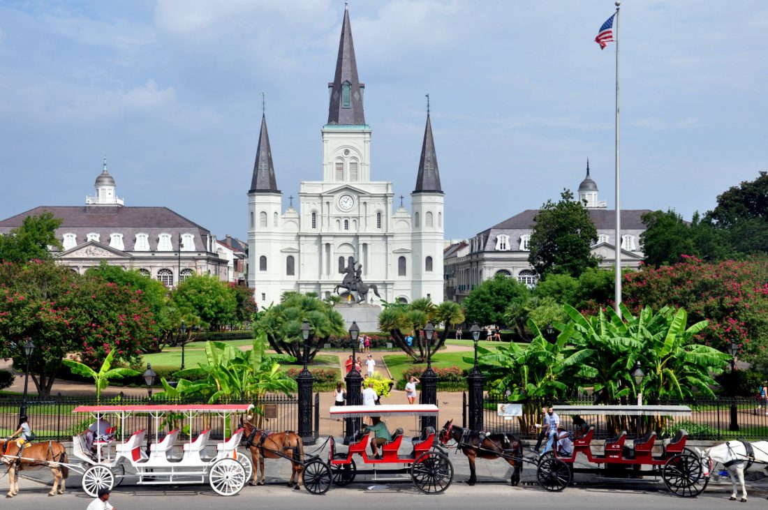 New Orleans : Cathedrale st Louis